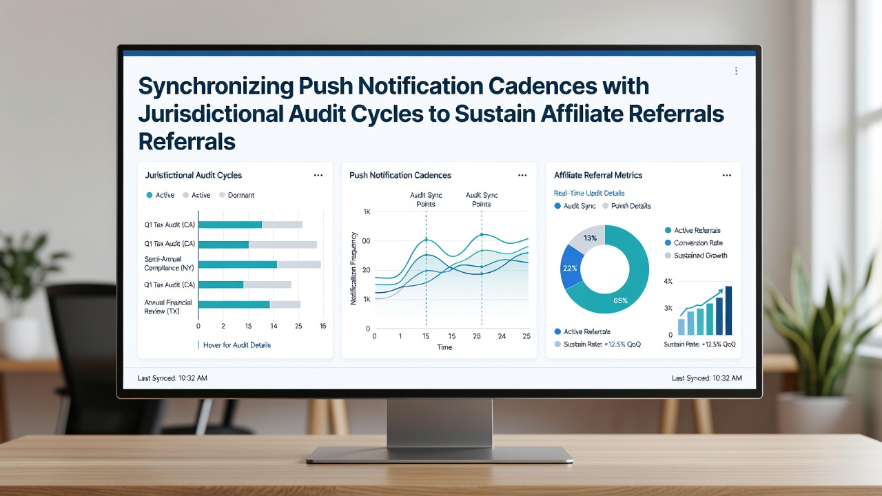 Audit cycle calendar integrated with notification scheduling tools